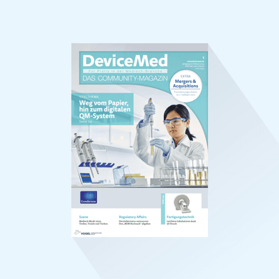 DeviceMed: Ausgabe 1/25, Erscheinungstag 05.03.2025 (Medtec Summit, Fakuma, Embedded World, Hannover Messe)