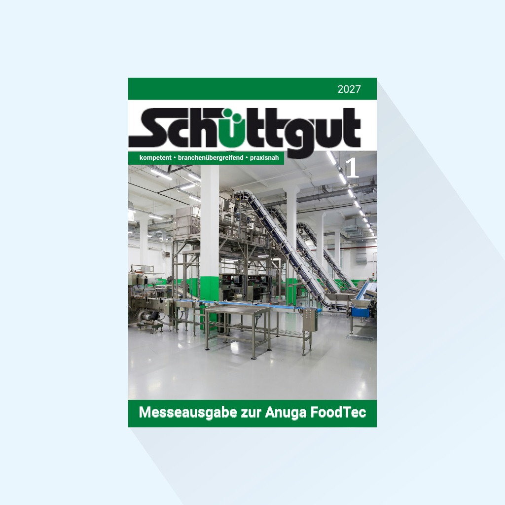 Schüttgut: Ausgabe 1/2027, Erscheinungstag: 16.02.2027 (März: Messeausgabe zur Anuga FoodTec)