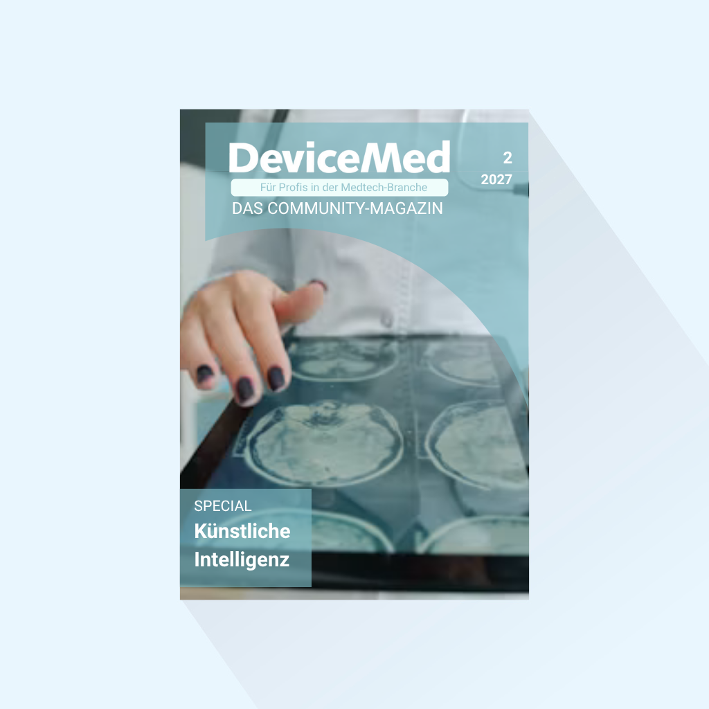 DeviceMed: Ausgabe 2/2027, Erscheinungstag: 11.05.2027 (Mai: Special Künstliche Intelligenz, Messe-Ausgabe zur KPA und EPHJ)