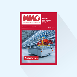 MM Österreich: Ausgabe 6/27, Erscheinungstag: 22.09.2027 (September: Automotive & Aerospace, Ausgabe zur EMO Milano und Fakuma)