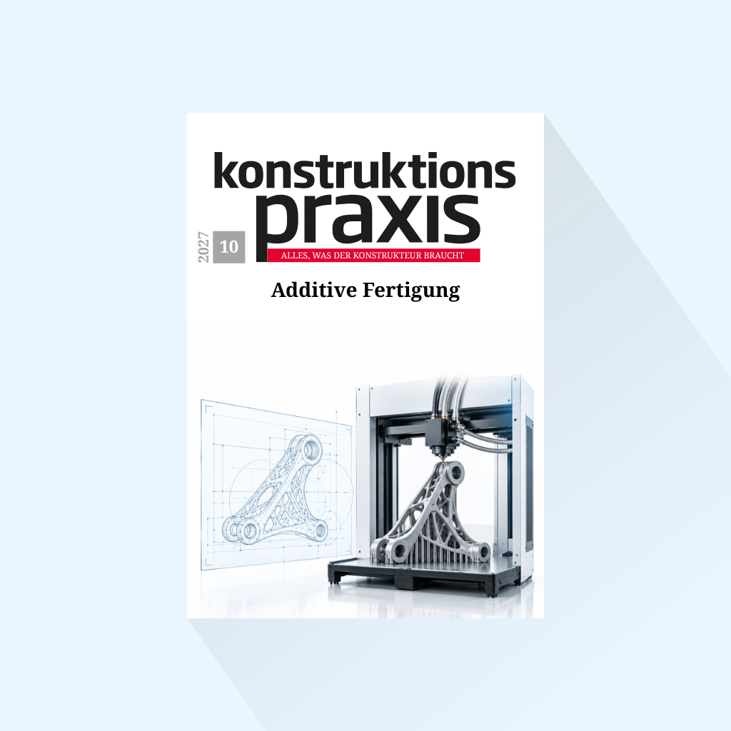 konstruktionspraxis: Ausgabe 10/27, Erscheinungstag: 14.10.2027 (Oktober: Special Additive Fertigung, Messeausgabe zur blechexpo und formnext)