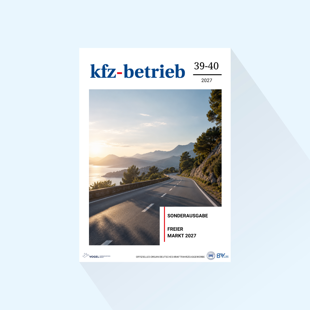 kfz-betrieb: Ausgabe 39-40/27, Erscheinungstag: 01.10.2027 (Oktober: Sonderausgabe 