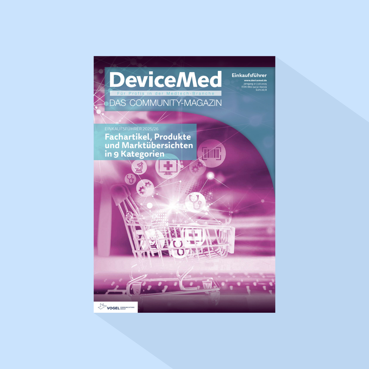 DeviceMed: Ausgabe 202/26, Erscheinungstag: 29.07.2026 (Juli: Einkaufsführer)