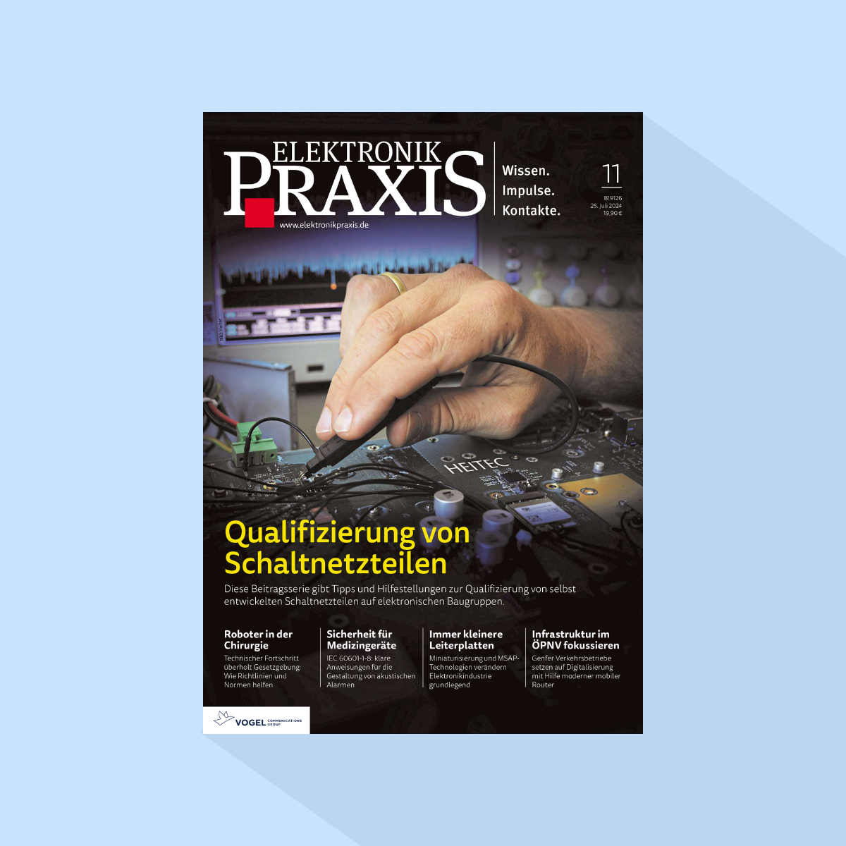 ELEKTRONIKPRAXIS: Ausgabe 11/26, Erscheinungstag: 07.10.2026 (Oktober)