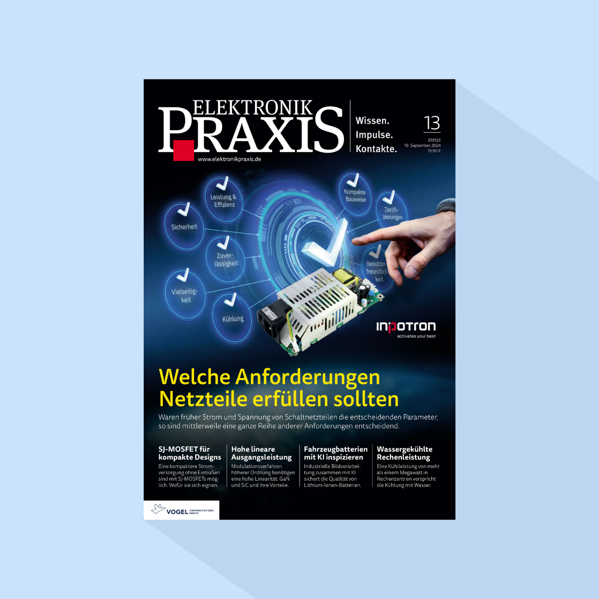 ELEKTRONIKPRAXIS: Ausgabe 13/26, Erscheinungstag: 04.11.2026 (November: Messeausgabe zur electronica)