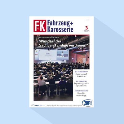 F+K Fahrzeug+Karosserie: Ausgabe 3/26, Erscheinungstag: 19.03.2026 (Caravan und Wohnmobile - Kfz-Sachverständigen Forum und ZKF-Branchenbericht)