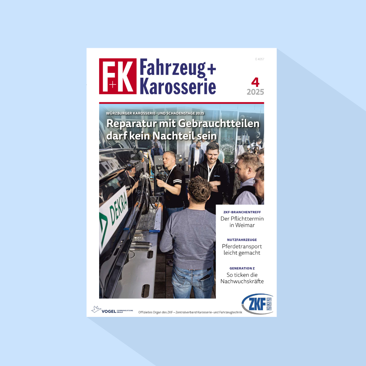F+K Fahrzeug+Karosserie: Ausgabe 4/26, Erscheinungstag: 23.04.2026 (Würzburger Karosserie- und Schadenstage)