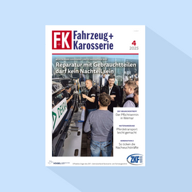 F+K Fahrzeug+Karosserie: Ausgabe 4/26, Erscheinungstag: 23.04.2026 (Würzburger Karosserie- und Schadenstage)
