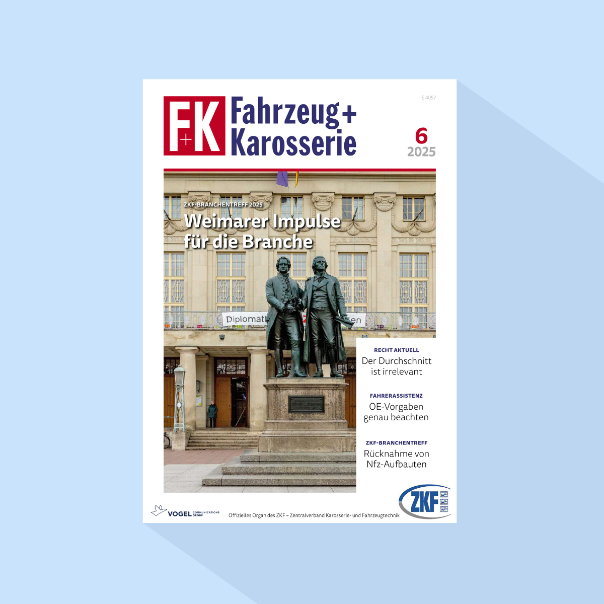 F+K Fahrzeug+Karosserie: Ausgabe 6/26, Erscheinungstag: 18.06.2026 (ZKF-Branchentreff)