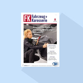 F+K Fahrzeug+Karosserie: Ausgabe 8/26, Erscheinungstag: 20.08.2026 (Nachhaltige Reparatur)