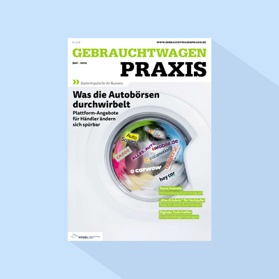 Gebrauchtwagen Praxis: Ausgabe 6/26, Erscheinungstag: 05.06.2026 (Juni: Onlinevertrieb)