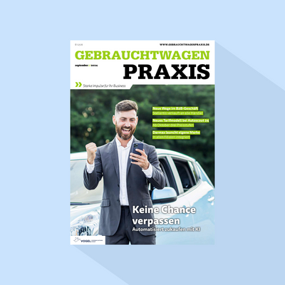 Gebrauchtwagen Praxis: Ausgabe 9/26, Erscheinungstag: 03.09.2026 (September: E-Mobilität im Remarketing)