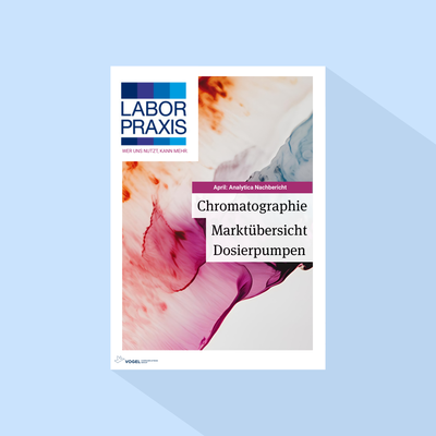 LABORPRAXIS: Ausgabe 4/26, Erscheinungstag: 23.04.2026 (April (Analytica-Nachbericht): mit
Special Chromatographie und Marktübersicht Dosierpumpen)