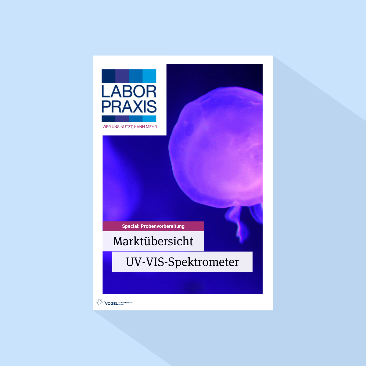LABORPRAXIS: Ausgabe 7-8/26, Erscheinungstag: 18.08.2026 (Juli/August: mit Special Probenvorbereitung
(Copytest) und Marktübersicht UV-VIS-Spektrometer)