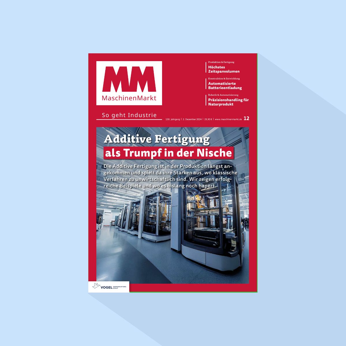 MM MaschinenMarkt: Ausgabe 12/26, Erscheinungstag: 14.12.2026 (Lebensmitteltechnik)