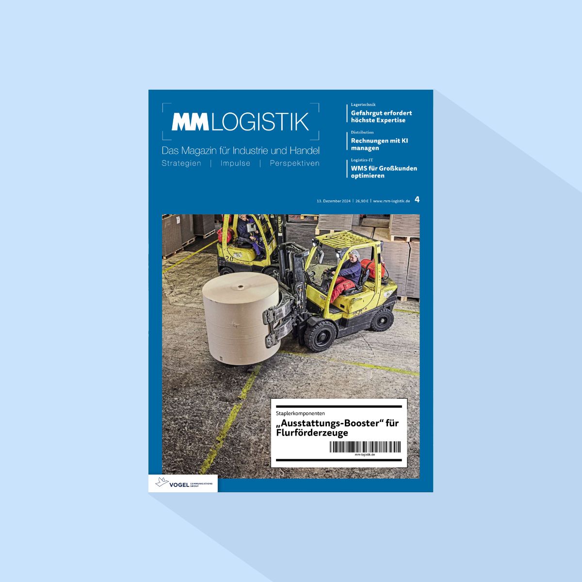 MM LOGISTIK: Ausgabe 4/26, Erscheinungstag: 16.11.2026 (Fokusthema Mobile Datenerfassung)