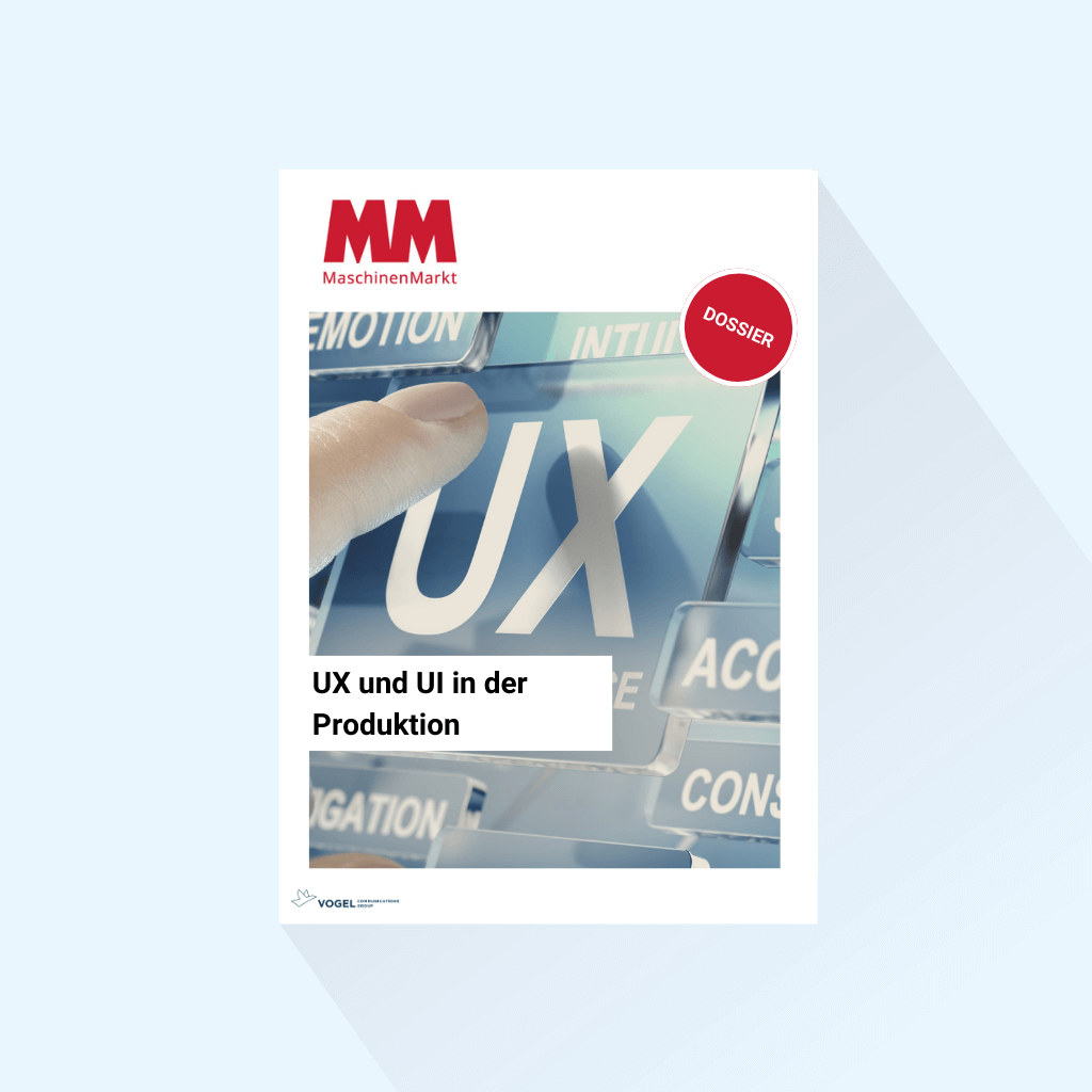 MM MaschinenMarkt: Dossier „UX und UI in der Produktion“, Erscheinungstag 29.09.2025