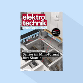 elektrotechnik AUTOMATISIERUNG: Ausgabe 4/26, Erscheinungstag: 01.09.2026 (September)