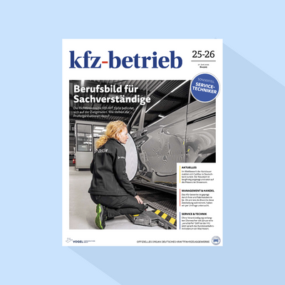 kfz-betrieb: Ausgabe 25-26/26, Erscheinungstag: 26.06.2026 (Juni: Freier Markt / Sachverständige)