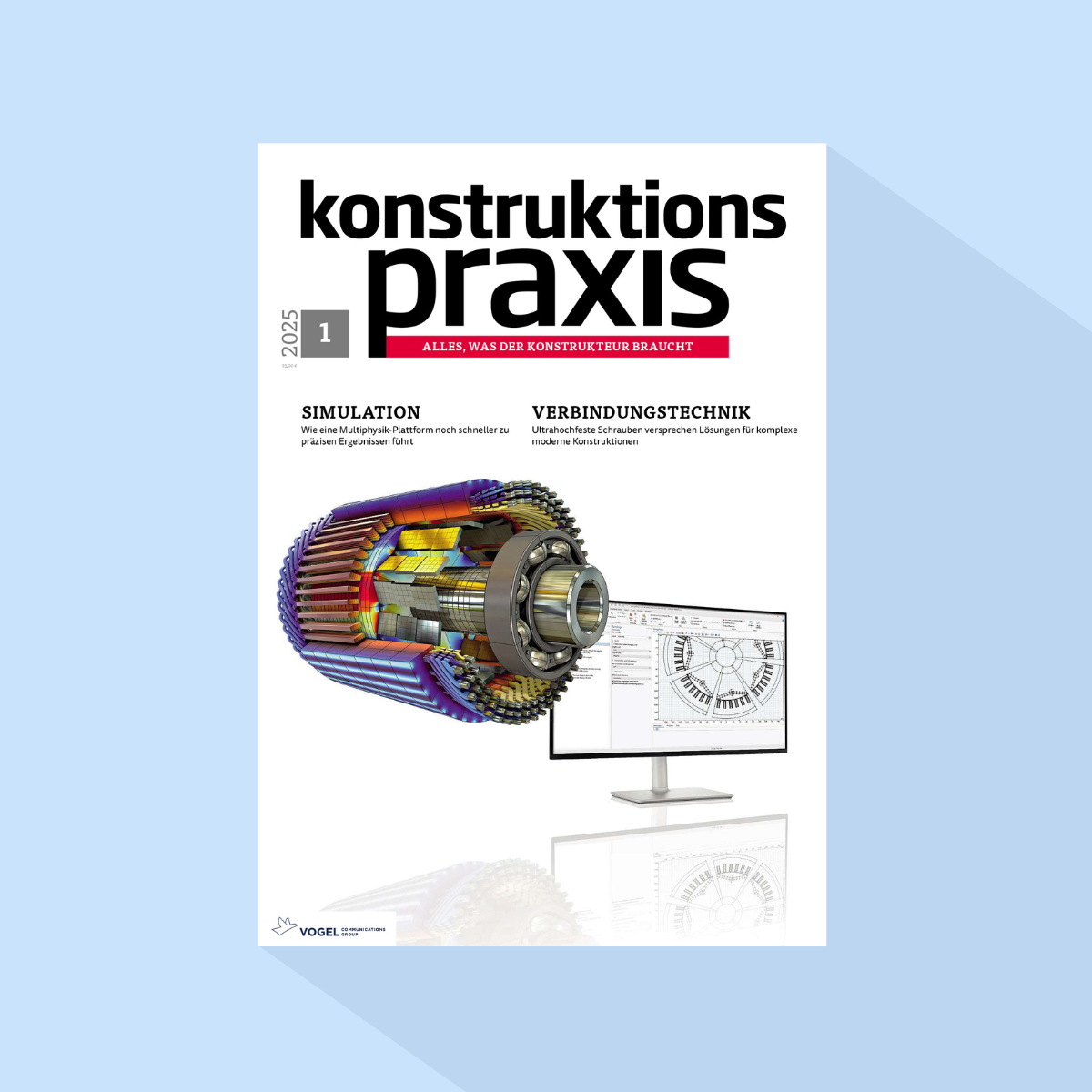 konstruktionspraxis: Ausgabe 1/26, Erscheinungstag: 29.01.2026 (Januar: Copytest-Ausgabe)