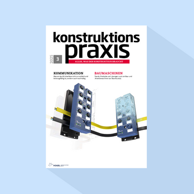 konstruktionspraxis: Ausgabe 3/26, Erscheinungstag: 10.03.2026 (März: Special Intralogistik)