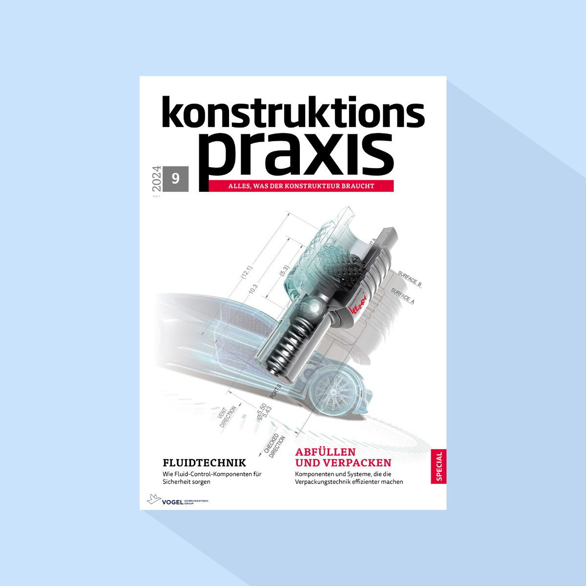 konstruktionspraxis: Ausgabe 9/26, Erscheinungstag: 08.09.2026 (September: Special Intelligente Komponenten und Systeme für die Metallbearbeitung)